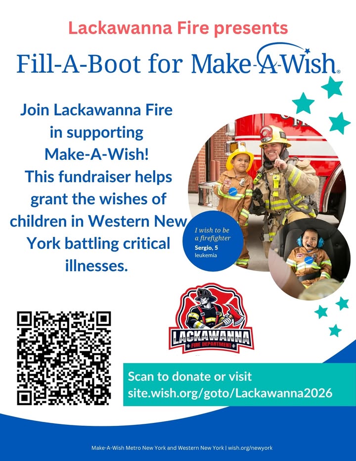 Flyer for Fill-A-Boot for Make-A-Wish